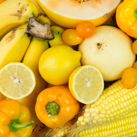 Yellow Fruits And Vegetables, Stomach Bacteria, Yellow Fruits, Yellow Vegetables, Yellow Food, Food Health Benefits, Yellow Fruit, Yellow Foods, Beneficial Bacteria