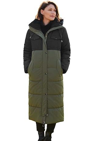 Another Choice Women's Down Coat with Detachable Hood, Long Puffer Coat Women Winter Jacket : Amazon.ca: Clothing, Shoes & Accessories Winter Jackets Women Cold Weather, Womens Parka Winter, Women Winter Jacket, Best Winter Jackets, Parka Jackets, Long Quilted Coat, Winter Coat Parka, Winter Puffer Coat, Long Puffer Coat