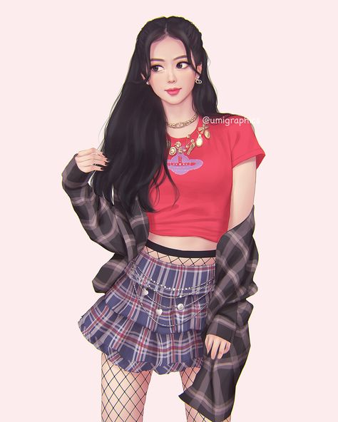 (16) ふなこ🐟 (@huna0411) / Twitter Jisoo Fanart, Kpop Fanart, Blackpink Photos, Black Pink Kpop, Blackpink Fashion, Kpop Outfits, Blackpink Jisoo, These Girls, Fashion Sketches