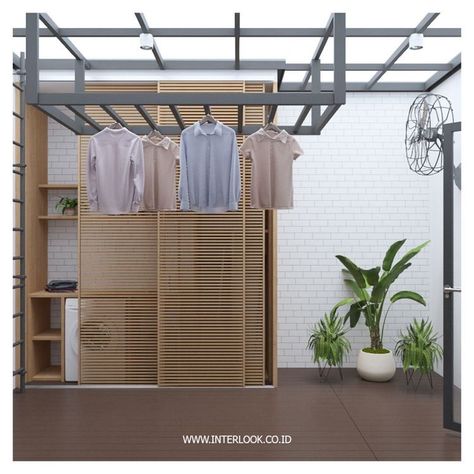 Outdoor Laundry Rooms, Outdoor Laundry, Laundy Room, Hang Clothes, Laundry Room Layouts, Laundry Design, Modern Laundry Rooms, Laundry Room Inspiration, Laundry Area