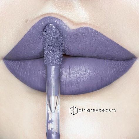 1,343 Likes, 19 Comments - wet n wild beauty (@wetnwildbeauty) on Instagram: “THIS lip color!  @girlgreybeauty has us shook wearing our Mega Last Liquid Catsuit Matte Lipstick…” Light Purple Lipstick, Lavender Crown, Makeup Pride, Winter Lipstick, Scary Halloween Makeup, Matte Lipstick Brands, Beautiful Lip Color, Wild Lavender, Wet N Wild Makeup