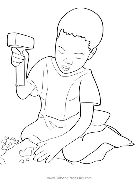 Child Labor Work Coloring Page Child Labor Drawing, Labor Day Coloring Pages, Outline Drawing, Outline Drawings, Drawing Easy, Labor Day, Free Kids, Drawing For Kids, Printable Coloring Pages