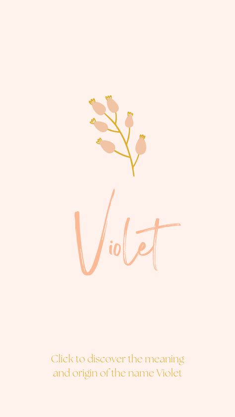 Discover the meaning and origin of the name Violet. Violet Name Meaning, Violet Name Tattoo, Violet Name, Violet Room, Uncommon Baby Names, Violet Aesthetic, Popular Baby Names, Cute Baby Names, How To Pronounce