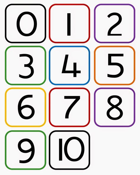 Preschool Learning Board, Math Number Cards, Numbers From 1 To 10, Preschool Charts, Preschool Boards, Learning Preschool, Learning Board, Free Preschool Worksheets, Preschool Activities Toddler