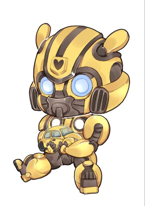 Chibi Bumblebee Transformers, Bumblebee Cute Transformers, Bumble Transformers, Bumble Bee Tattoo Transformers, Bumblebee Transformers Drawing, Bumblebee Tattoo Transformers, Transformers Bumblebee Fanart, Bumblebee Transformers Fanart, Bumblebee Transformers Art