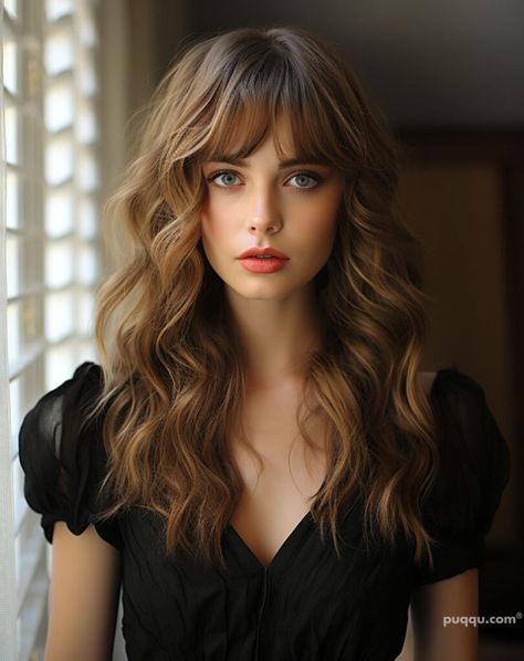 curtain-bangs- Over 40 Hairstyles, Classic Wedding Hair, Girl Haircuts, Cornrow Hairstyles, Summer Hair Color, Modern Hairstyles, Trendy Hairstyles, Old Money, Textured Hair