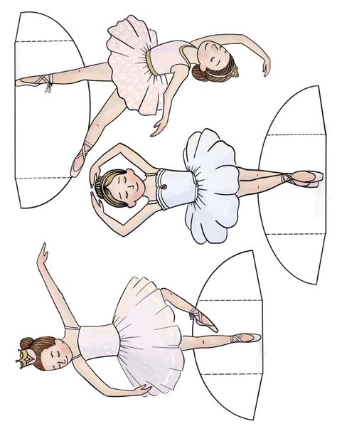 Ballet Paper Dolls, Free Ballerina Printables, Ballerina Crafts For Kids, Ballerina Paper Dolls, Paperdolls Printable, Ballerina Crafts, Paper Doll Coloring, Ballerina Printable, Dolls Printable