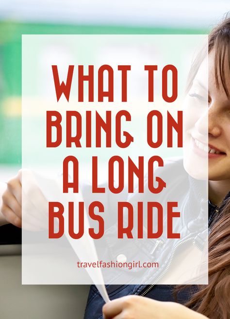 When you're traveling long-distances by bus there are a few essentials you should never forget. Find out what to bring on a long bus ride! Bus Tour Packing List, Charter Bus Travel Tips, Field Trip Packing List, Bus Trip Essentials, Bus Trip Outfit, Traveling By Bus, Nee York, Bus Trips, Band Trip