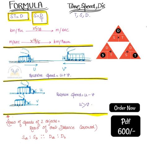 Time Speed Distance Speed Distance Time Math, Time Anchor Chart, Simplify Math, Speed Distance Time, Maths Tricks, Exam Notes, Math Anchor Charts, Time Worksheets, 6th Grade Science