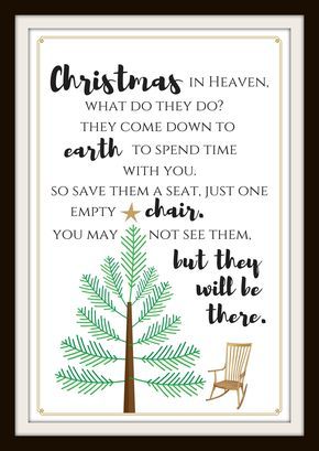 FREE printable. For all those celebrating Christmas while remembering a loved one in Heaven. Christmas In Heaven Poem, Christmas In Heaven Lantern, Free Family Printables, Remembering A Loved One, Heaven Poems, Loved One In Heaven, Lantern Ideas, Heaven Quotes, Christmas Traditions Family