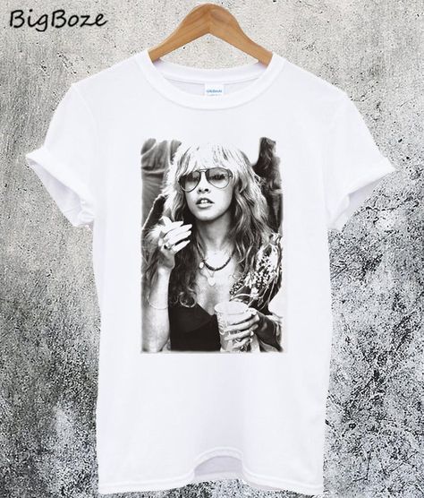 Stevie Nicks T Shirt, Goddess Style, Style Watch, Fashion Materials, Stevie Nicks, Shirt Collection, One By One, Direct To Garment Printer, Ladies Tops Fashion