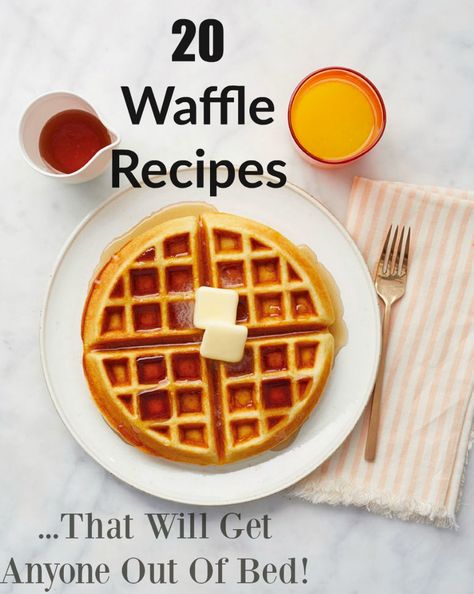 We've got 20 delicious reasons to dig your waffle iron out of the cupboard, ranging from basic buttermilk to spicy-sweet gingerbread. Martha Stewart Waffles, Easy Waffle Recipe, Waffles Easy, Waffle Recipe, Waffle Iron, Waffle Recipes, Waffle Maker, Pancakes And Waffles, Beignets