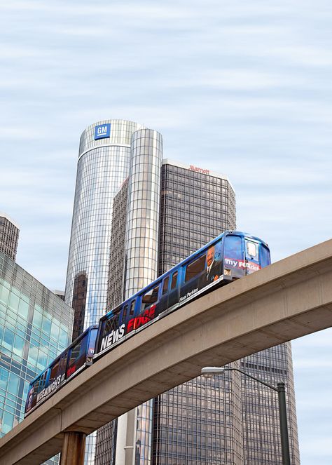 The People Mover in Detroit