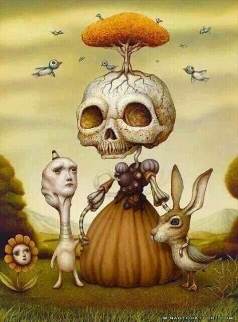 Skulls Low Brow Art, Naoto Hattori, Brow Art, Superflat, Horror Vintage, Psy Art, A Skeleton, Lowbrow Art, Wow Art