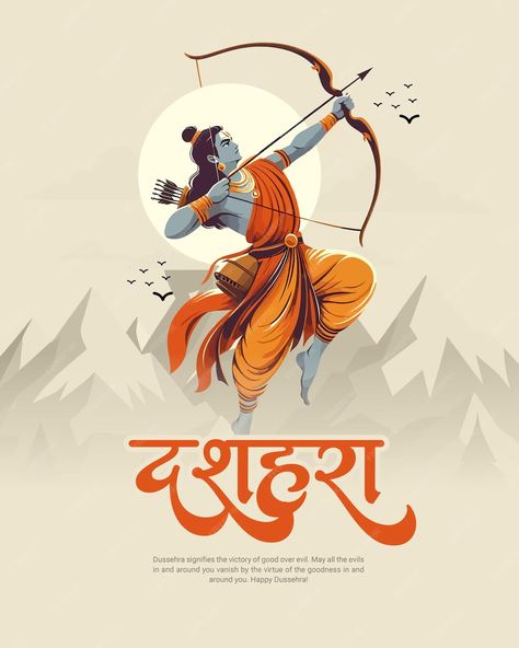 Happy Dussehra Ravana Dahan and Vijayadashami with lord Rama Social Media Post Template | Premium AI-generated vector Happy Dussehra Post, Dussehra Social Media Post, Dusshera Posters, Dussehra Posters, Happy Dusshera Poster, Dussehra 2024, Dussehra Post, Dussehra Poster, Dasara Wishes