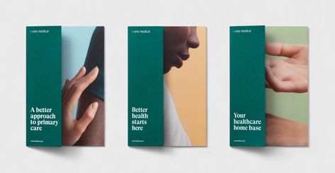 New Logo and Identity for One Medical by Moniker and In-house Medical Booklet Design, Medical Leaflet Design, Medical Brochure Design Layout, Medical Design Graphics, Medical Brochure Design, Medical Magazine, Health Brochure, Medical Flyer Design, Medical Prints