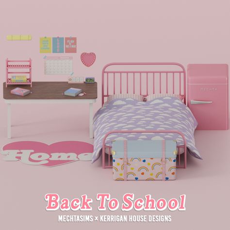 Lotes The Sims 4, Sims 4 Beds, Mod Furniture, Muebles Sims 4 Cc, Sims 4 Bedroom, Sims 4 Clutter, Sims 4 Children, Casas The Sims 4, Sims 4 Teen