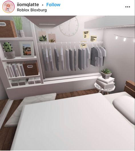 Bloxburg Bedroom Ideas, Bloxburg Bedroom, 40 Aesthetic, Bloxburg Hacks, Blox Burg, Roblox House, Blocksburg Room Ideas￼, Bloxburg Houses, House Decorating Ideas Apartments