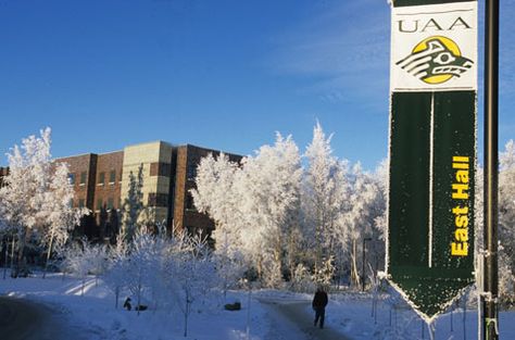 University of Alaska Anchorage  #UAA #Alaska #Anchorage University Of Alaska Anchorage, Property Ads, Moving To Alaska, Building Map, Anchorage Alaska, School Pictures, Rental Properties, Natural Resources, College Life