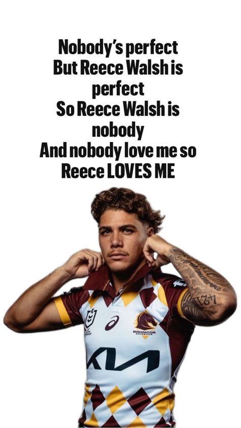 Hah Reece Walsh Wallpaper, Reese Walsh, Cleb Crush, Jordan Riki, Broncos Wallpaper, Rugby Pictures, Nrl Players, Reece Walsh, Broncos Players