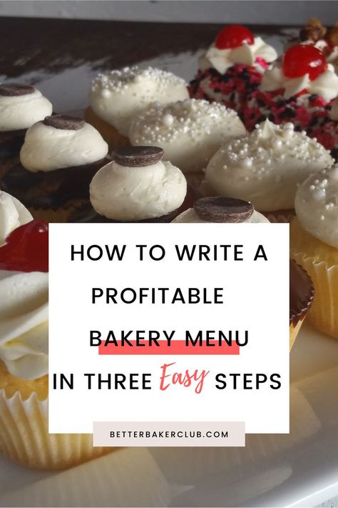 Bakery Tips And Tricks, Cafe Bakery Menu Ideas, What To Sell In A Home Bakery, How To Create A Menu For Home Bakery, Open A Bakery Business, Home Baker Menu Ideas, Bakery Startup Checklist, How To Open A Bakery From Home, Home Bakery Essentials