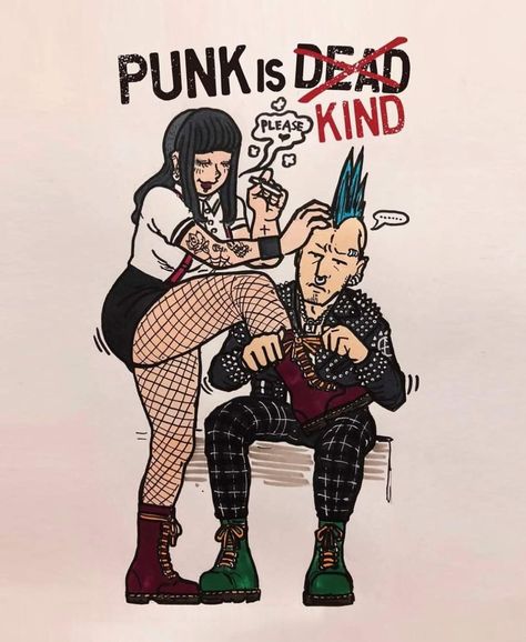 Wholesome Comics, Arte Pin Up, Punk Culture, Arte Punk, Punk Patches, Punk Art, Riot Grrrl, Love Funny, Funky Art