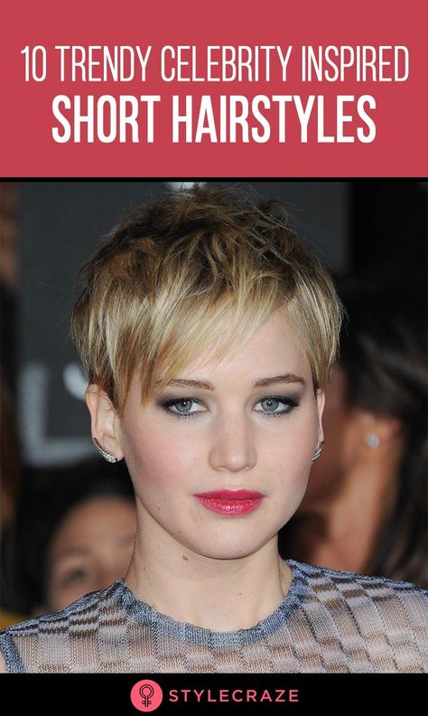 Summer’s hottest hair trend – short hairdos – is back again! How will you wear yours? From Emma Watson’s sleek pixie, Kate Peck’s sexy quiff to Hayden Panettiere’s short twisted, get inspired by our list of the trendiest hairstyles of our favourite celebrities… #celebrity #hairstyle #hairstyles Famous Women With Short Hair, Emma Watson Short Hair, Celebrity Short Hairstyles, Sleek Pixie, Short Hairstyle Ideas, Celebrity Short Hair, Short Twists, Short Hairdos, Latest Hair Trends