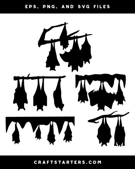 Hanging Bat Art, Hanging Bat Silhouette, Halloween Siloutes, Bat Hanging Upside Down Drawing, Halloween Silhouettes Templates Free Printable, Bat Sillouhette, Hanging Bat Drawing, Halloween Silhouettes Templates, Hanging Bat Tattoo