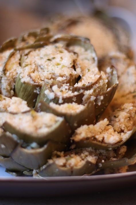 Canada Food Guide, Stuffed Artichokes, Crab Stuffed, Canada Food, Artichoke Recipes, Company Meals, Food Guide, Artichoke, Food For Thought