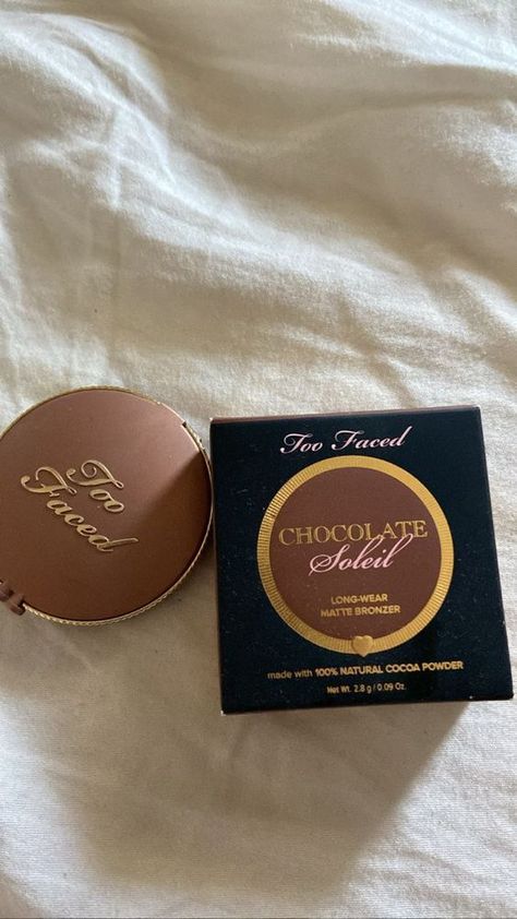 Two Faced Bronzer, Too Faced Products, Sephora Wishlist, Basic Makeup For Beginners, Gym Makeup, Georgina Sparks, Makeup Shopping, Too Faced Chocolate, Makeup Wishlist