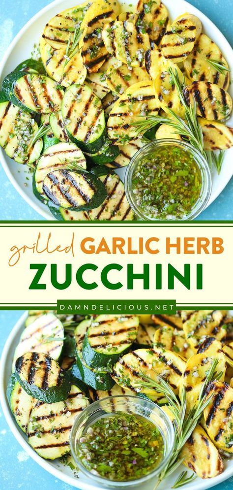 GRILLED GARLIC HERB ZUCCHINI, zucchini recipes, side dishes Grill Zucchini Recipes, Zucchini Grilled Recipes, Grilled Zucchini Slices, Best Grilled Zucchini Recipes, Grilling Zucchini On Grill, Marinated Zucchini Grilled, Zuccini Sides Dishes Grilled, Grilled Zucchini With Feta And Basil, Grilled Zucchini And Squash