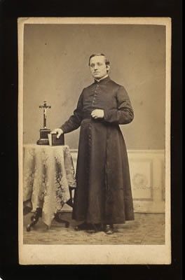 Photography 19th Century Priests Victorian Priest, Photography 19th Century, Hell Hounds, Priest Outfit, English Project, Monster Hunt, Portfolio Project, English Projects, Horror Costume