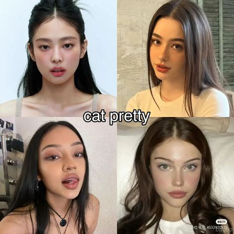 Cat Beauty Face Type, Cat Face Makeup, Makeup Looks Everyday, J Makeup, Model Beauty Secrets, Preppy Chic Outfits, Acne Makeup, Brown Skin Makeup, Longer Eyelashes