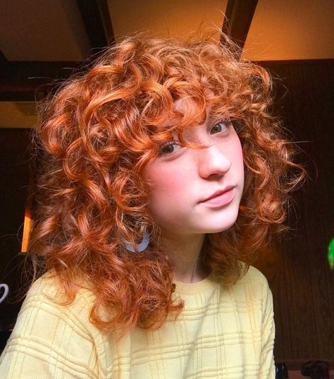 1,573 Likes, 54 Comments - Allison Young (@allisonnlovess) on Instagram: “|| The more I grow my hair out, the more I look like a crazed lioness|| - - - - - #redhead…” Red Hair Bob Cut, 80s Bandana, Red Hair With Bangs, Patchy Beard, Eyes Tattoo, Red Curly Hair, Blonde Curly Hair, Haircut Inspiration, Mom Hairstyles