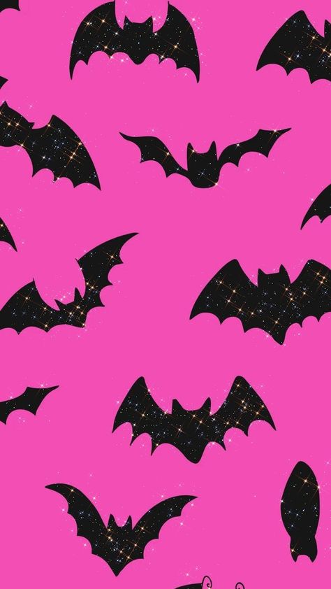 Barbie Halloween Wallpaper, Bats Background Wallpapers, Halloween Girly Wallpapers, Pink And Black Halloween Wallpaper, Hot Pink Halloween Wallpaper, Pink Spider Web Wallpaper, Pink Goth Background, Pink Gothic Wallpaper, Pink Spooky Wallpaper