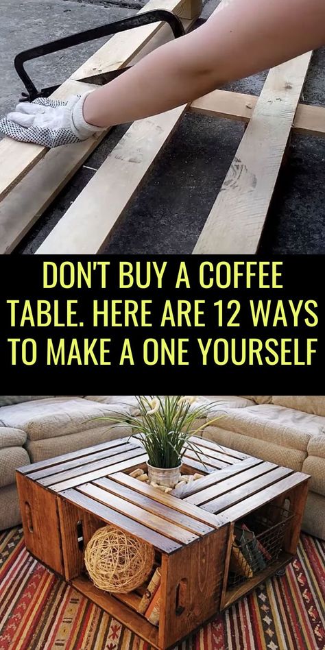 Diy Coffee Table Ideas, Pallet Coffee Table Diy, Best Chicken Casserole, Diy Coffee Table, Department Stores, Tag Sale, Viral Post, Home Hacks, Pallet Coffee Table