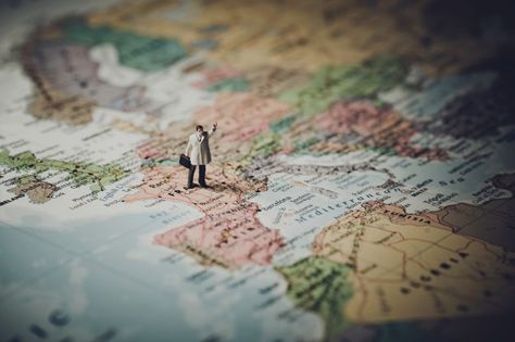 Miniature businessman on map of europe F... | Free Photo #Freepik #freephoto #freebusiness #freetravel #freecity #freemap Foto Transfer, Voyage Europe, Europe Travel Tips, Cheap Travel, Travel Advice, Travel Insurance, Business Travel, Travel Outfit, In Dubai