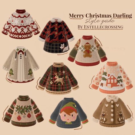 noelle from estelle on Instagram: “Merry Christmas Darlings!🤍 I hope you all have a wonderful Christmas Eve Eve Eve!🎄” Acnh Clothes Design Id Christmas, Acnh Christmas Clothes Codes, Christmas Animal Crossing Clothes, Animal Crossing Christmas Clothes, Acnh Christmas Dress, Acnh Christmas Clothes, Acnh Christmas Design Codes, Acnh Winter Clothes, Acnh Holiday