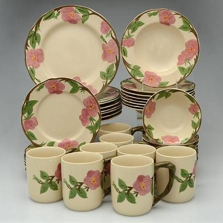 Franciscan Desert Rose (China) Desert Rose China, Desert Rose Dishes, Beautiful Dinnerware, Franciscan Ware, Franciscan Desert Rose, Collectible China, Weaving Loom Projects, China Dishes, China China