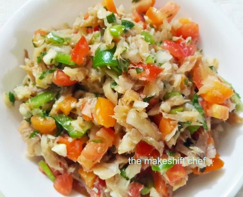 Tobago Recipes, Trinidad Dishes, Caribbean Appetizers, Salt Fish Recipe, Trinidadian Recipes, Guyanese Recipes, Salt Fish, Fry Bake, Cod Fish Recipes