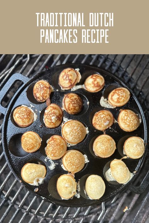 Indulge in the classic delight of traditional poffertjes! Try this Dutch mini pancakes recipe for a fluffy, bite-sized treat that’s perfect for any occasion. @grilltimster Dutch Pancakes Recipe, Poffertjes Recipe, Mini Pancakes Recipe, Mini Dutch Pancakes, Classic Beef Stew Recipe, Dutch Treats, Braised Chicken Recipes, Bbq Vegetables, Vegetable Stir Fry Recipe