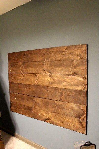 Diy Wood Wall Headboard, Vintage Baseboards, Wood Wall Headboard, Wood Planks Diy, Plank Headboard, Diy Headboard Wooden, Floating Headboard, Headboard Inspiration, Bedroom Wall Decor Above Bed