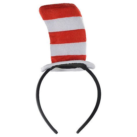 Cat in the Hat Headband - Dr. Seuss Performance Hairstyles, Seuss Party, Hat Headband, Party Headband, Cat In The Hat, Hair Hoops, Outfits With Hats, Headbands For Women, Dr Seuss