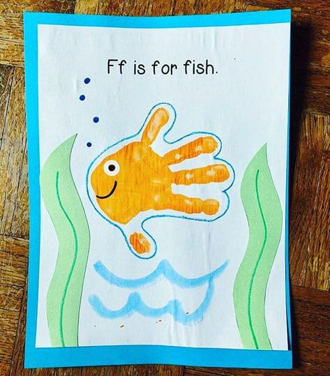 F Letter Crafts For Preschool, F Is For Fish Craft Preschool, F Is For Fox Preschool, Letter E Elf Craft, Letter F Projects For Preschool, Letter F Centers Preschool, Letter F Lesson Plan Preschool, Letter F Practice Preschool, F Letter Activities Preschool