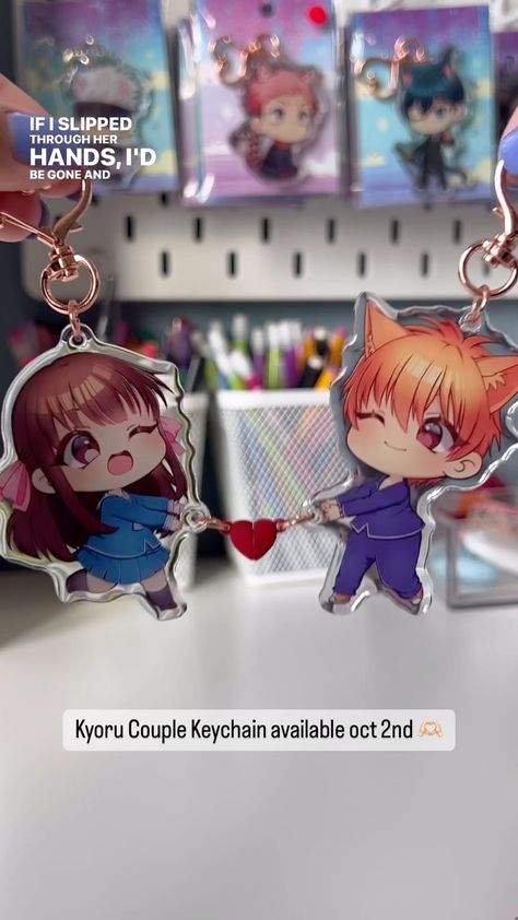 “what mattered most was that she stayed. i love you. i love you, so much. just as you are.” 😫😭🩷🩷 one of my all time fav couples ever i lov… | Instagram Couple Keychains, Diy Shrink Plastic, Keychain Couple, Sticker Inspo, Anime Bag, Chibi Couple, What's True Love, True Love Is, I Love Them So Much