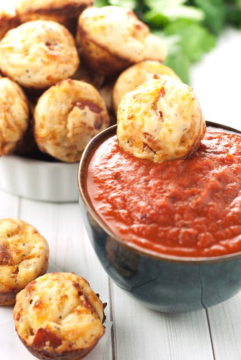 Pepperoni Pizza Bites | asimplepantry.com Cookie Butter Bars, Pepperoni Bites, Pizza Balls, Pepperoni Pizza Bites, Stuffed Pizza, Pizza Ball, Kid Approved Meals, Simple Pantry, Butter Bars