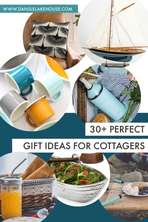 Holiday Gift Guide: Gifts for the Cottage. Find gift ideas for the cottager, cabin, country folk or rural dwellings! Lots of cute and quirky gifts for the country home. #giftguide #gifts #cottagelife #christmas Wood Coasters Diy, Aqua Inspiration, Cottage Gifts, Lake Gifts, Party Projects, Holiday Pins, Pinterest Diy, Diy Coasters, Christmas Tree Themes