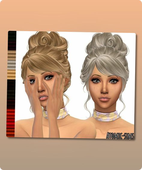 New retextured hair for you and your sims! I hope you like it! =) Author: Atomic-sims Learn more at: atomic-sims.blogspot.com #retexture #gaming #sims #sims4 #sims4cc #hairstyles Sims4cc Hairstyles, Cinderella Hair, 4 Hairstyles, Mod Jacket, Sims 4 Cc Hair, Model Nails, Sims 4 Cc Download, Hair Food, Best Sims