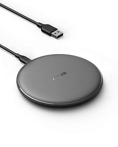 Anker Wireless Charger, PowerWave Pad Qi-Certified 10W Max for iPhone 12, 12 Mini, 12 Pro Max, SE 2020, 11, 11 Pro, A... Blackberry Passport, Iphone Charging, Magsafe Accessories, Phone Chargers, Bedroom Setup, Phone Gadgets, Charging Pad, Wireless Charging Pad, 50 Million