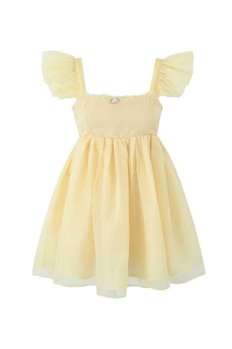 Cute Rosette Butterfly Sleeve Empire Waist Micro Mini Babydoll Sundress 
Description: Embrace a girlish aesthetic with floating babydoll dresses from our boutique. This Princess style rosette minidress outfit for women features a concealed zip fastening and is completed with a breathable organza skirt that's lined comfort...
https://www.fashionpara.com/products/cute-rosette-butterfly-sleeve-empire-waist-micro-mini-babydoll-sundress  #fashion #apparel #beachwear #bikini #tankini #one_piece #sw... Rapunzel Clothes, Girlish Aesthetic, Hot Summer Dresses, Summer Grunge Outfits, Yellow Things, Rapunzel Dress, Babydoll Dresses, Belle Costume, Rose Corsage